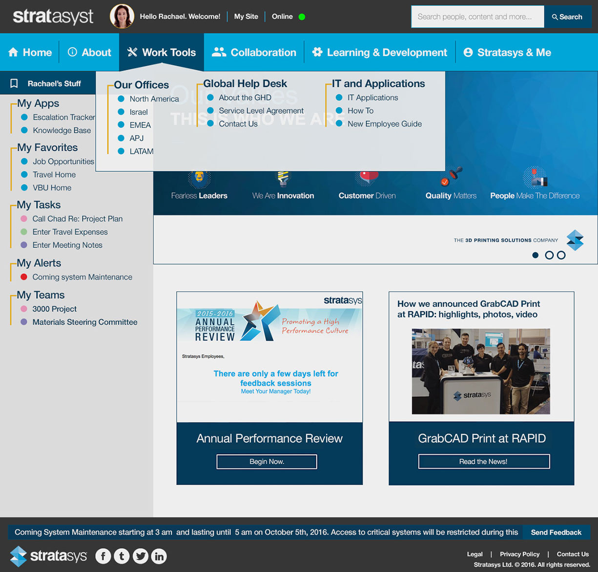 Stratasys Sharepoint